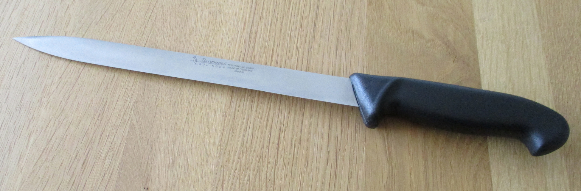 Lachsmesser -  Metzkermesser Serie von Burgvogel aus Solingen