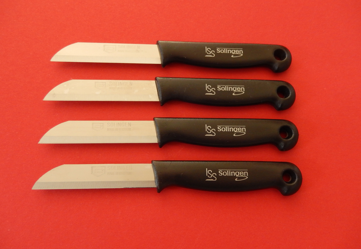 4 x  Küchenmesser Gemüsemesser rostfrei, Quality Made in SG bei ISS