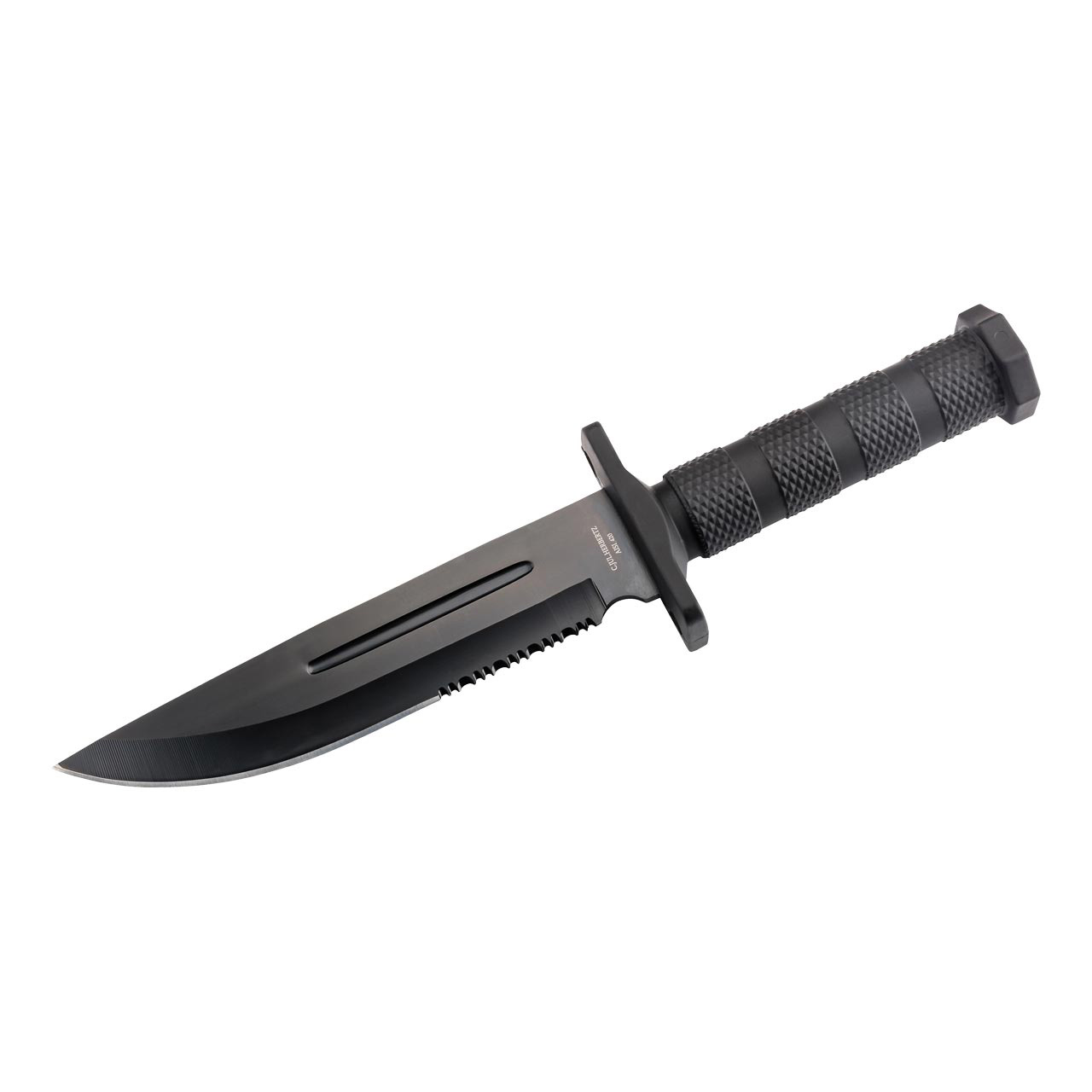 Herbertz Outdoor  Bowie  -Gürtelmesser 18 cm . Stahl AISI 420- Kunststoffscheide