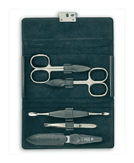 Maniküre Etui  Serie Diabolo M 5 tlg- schwarz 85150 Niegeloh aus SG