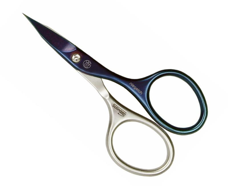 Nigeloh  Haut-Nagelschere Inox style Titanium 9 cm dunkel-blau selbstschärfend