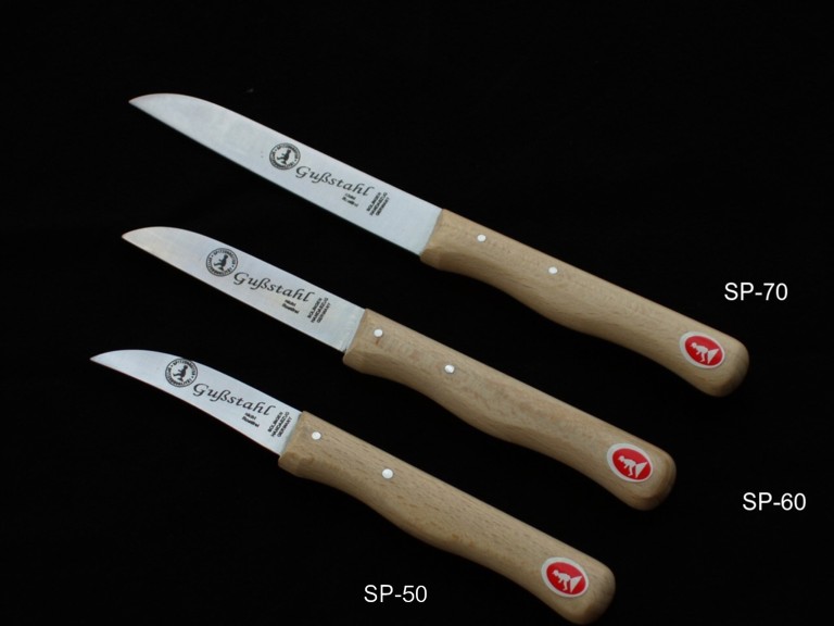 Oma´s Schälmesser Gußstahl  6 cm. bei ISS