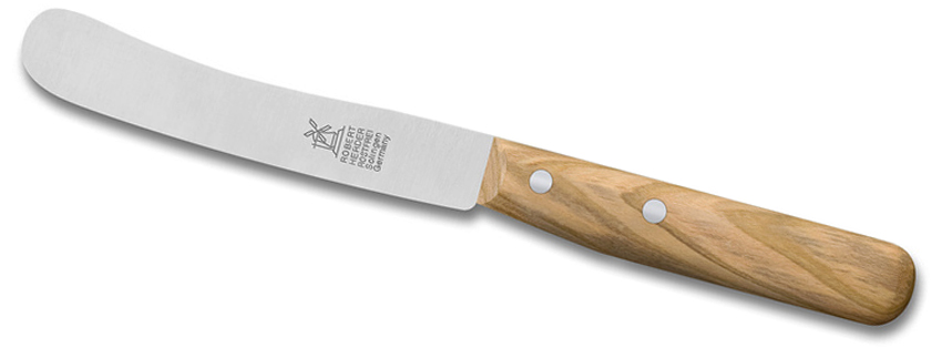 Windmühlenmesser  Frühstücksmesser Buckelsklinge Oliv- Rostfrei  /Quality Made in SG