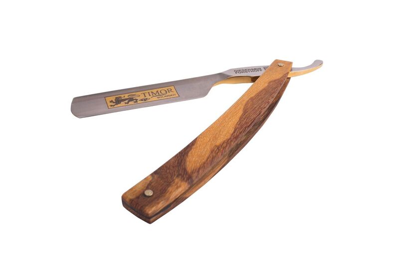 RASIERMESSER G&F TIMOR® BERGISCHER LÖWE 6/8 CS MIT MARBLEHOLZSCHALE RASIERMESSER G&F TIMOR® BERGISCHER LÖWE 6/8 CS MIT MARBLEHOLZSCHALE