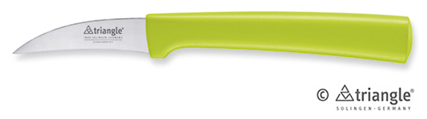 triangle  Schälmesser- r 6cm   Green Grip  aus Solingen