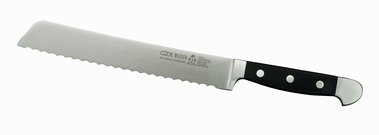 Brotmesser   - 21 cm. Serie Alpha von Güde Quality - Made in Solingen