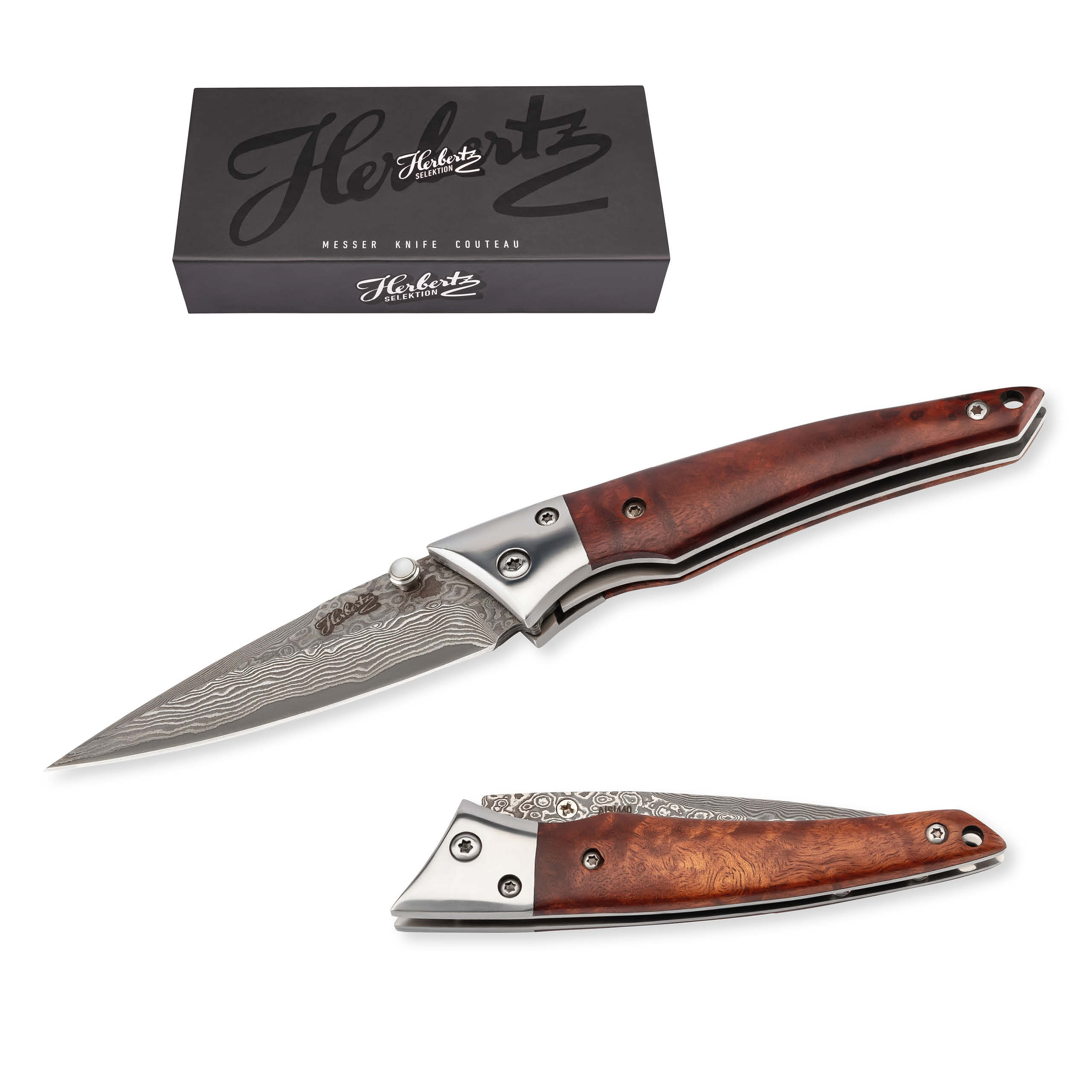 Einhandmesser Damast Herbertz Selektion Serie 53001 bei ISS bestellen