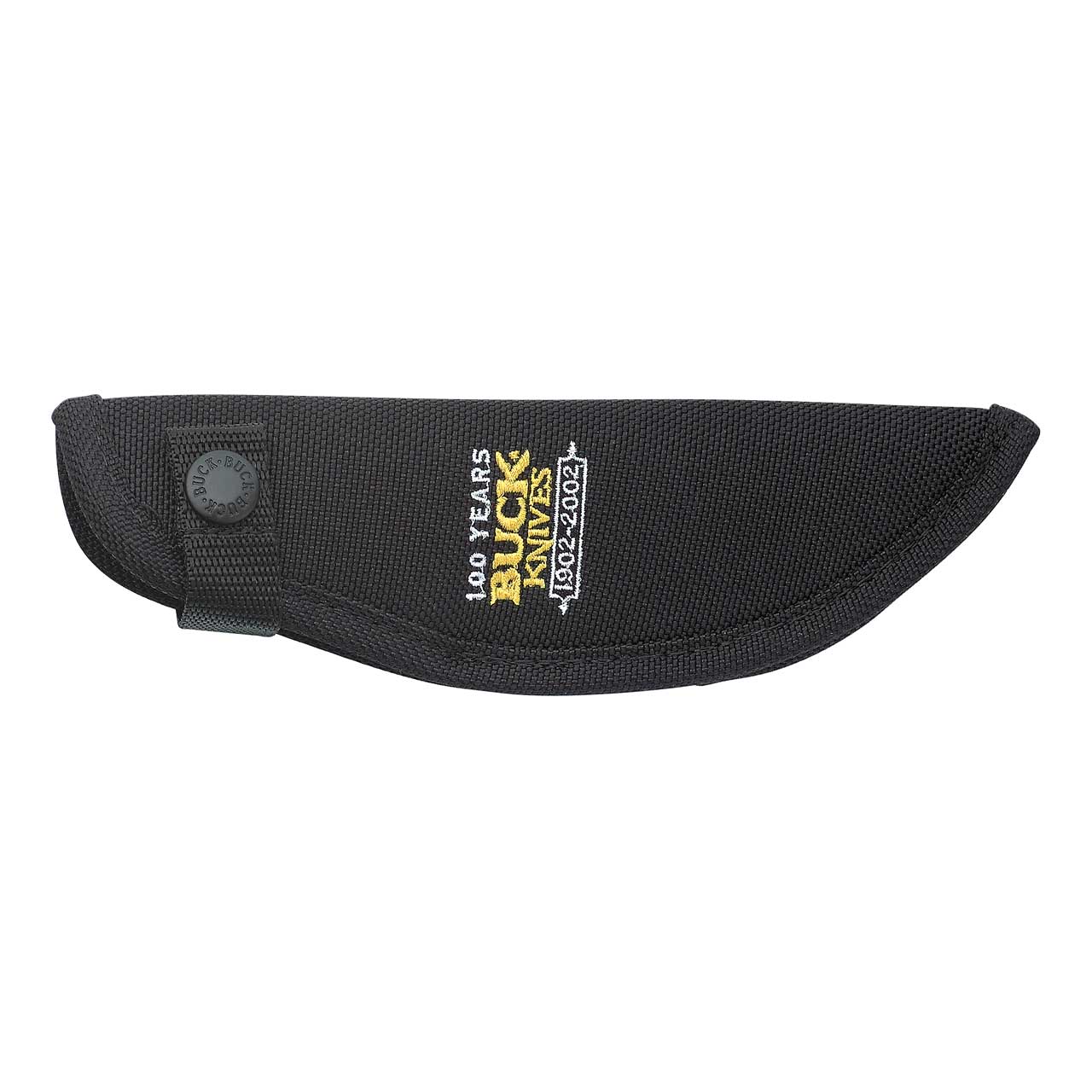 Buck Jagdmesser Vanguard, Droppoint-Klinge, 420 HC-Stahl, Kraton-Griff, Messingbeschläge,