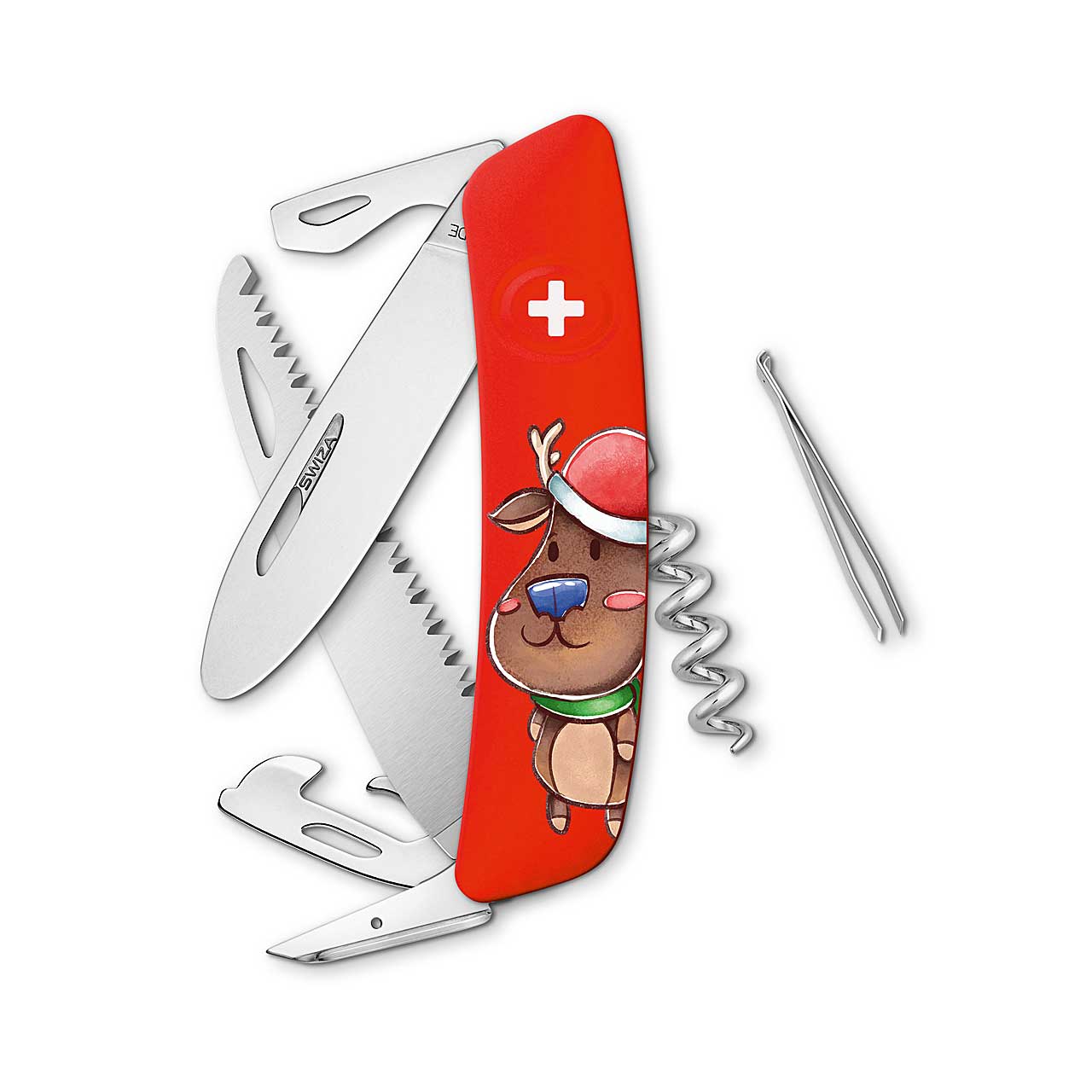 Kinder-Taschenmesser J06 JUNIOR X-MAS DEER bei ISS bestellen