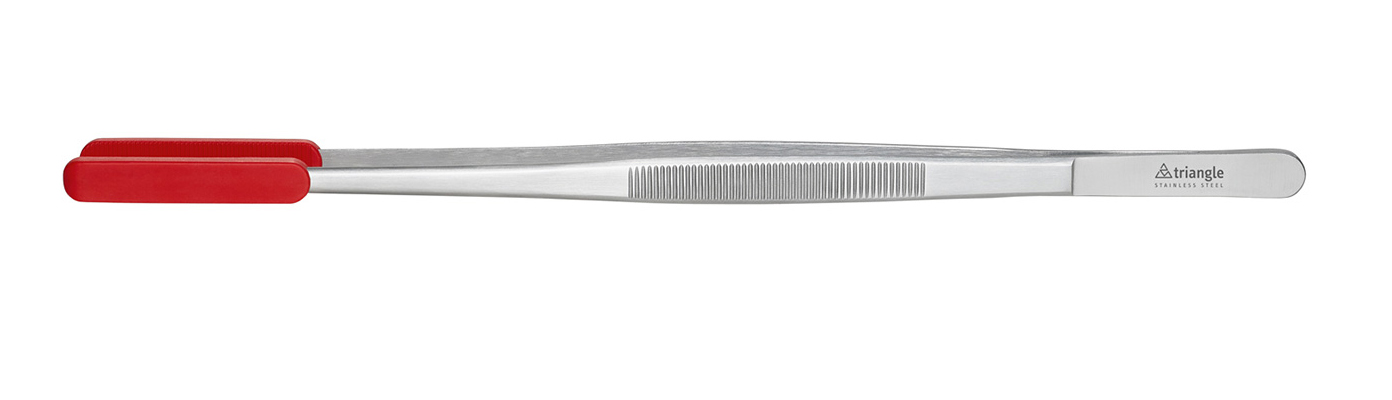 KOCH- UND GRILLPINZETTE MIT SILIKONSPITZEN 35 cm von triangle®