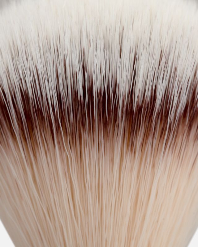 Rasierpinsel  schwarzer Acrylgriff mit synthetischem Silberspitz von G&F Solingen bei ISS