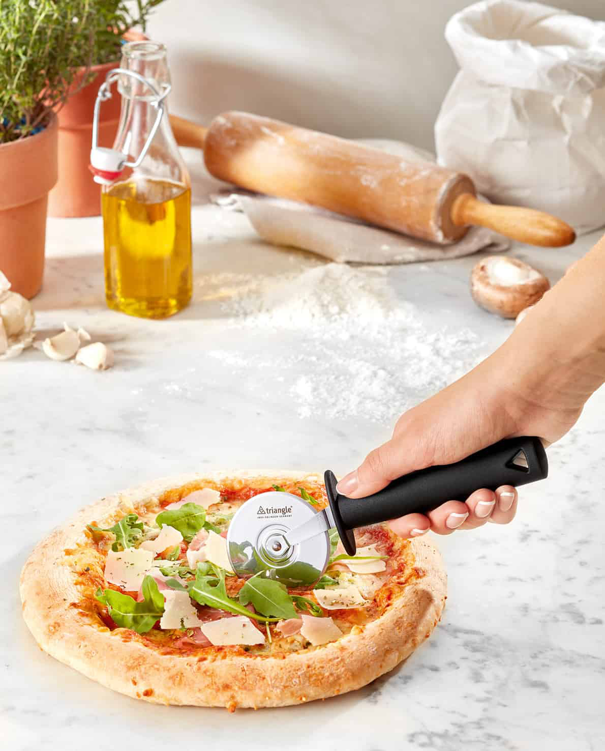 Pizzaschneider SPIRIT Ø 7cm triangle® Quality Made in SG