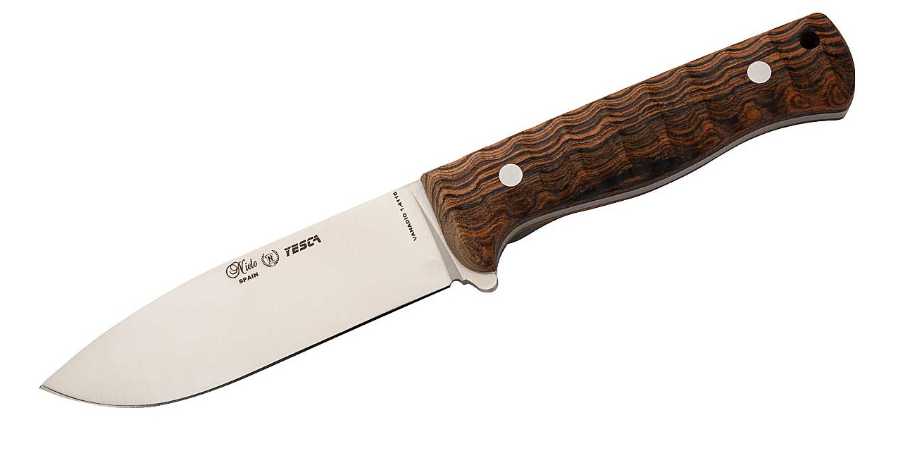 Jagd-/Outdoormesser YESCA Klingenlänge 11,5 cm aus Vanadium 1.4116 Stahl bei ISS