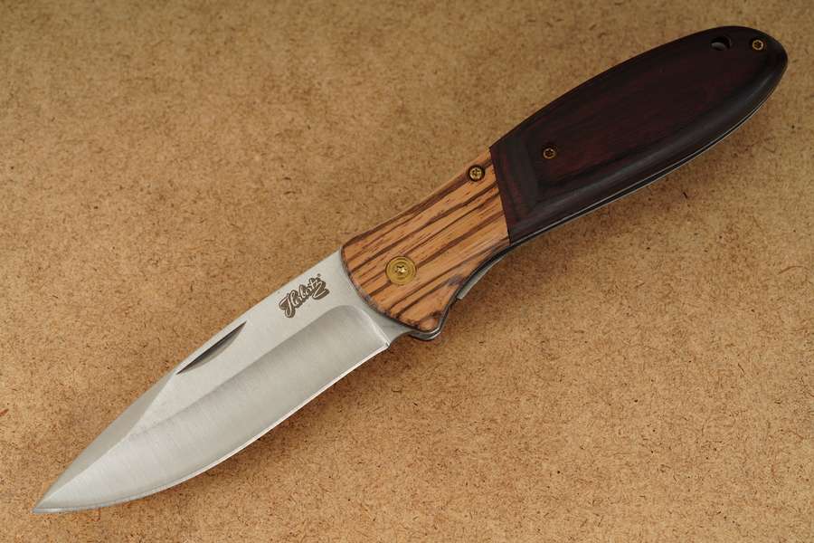 HERBERTZ Taschenmesser - "HOLZ ZWEIFARBIG 44034