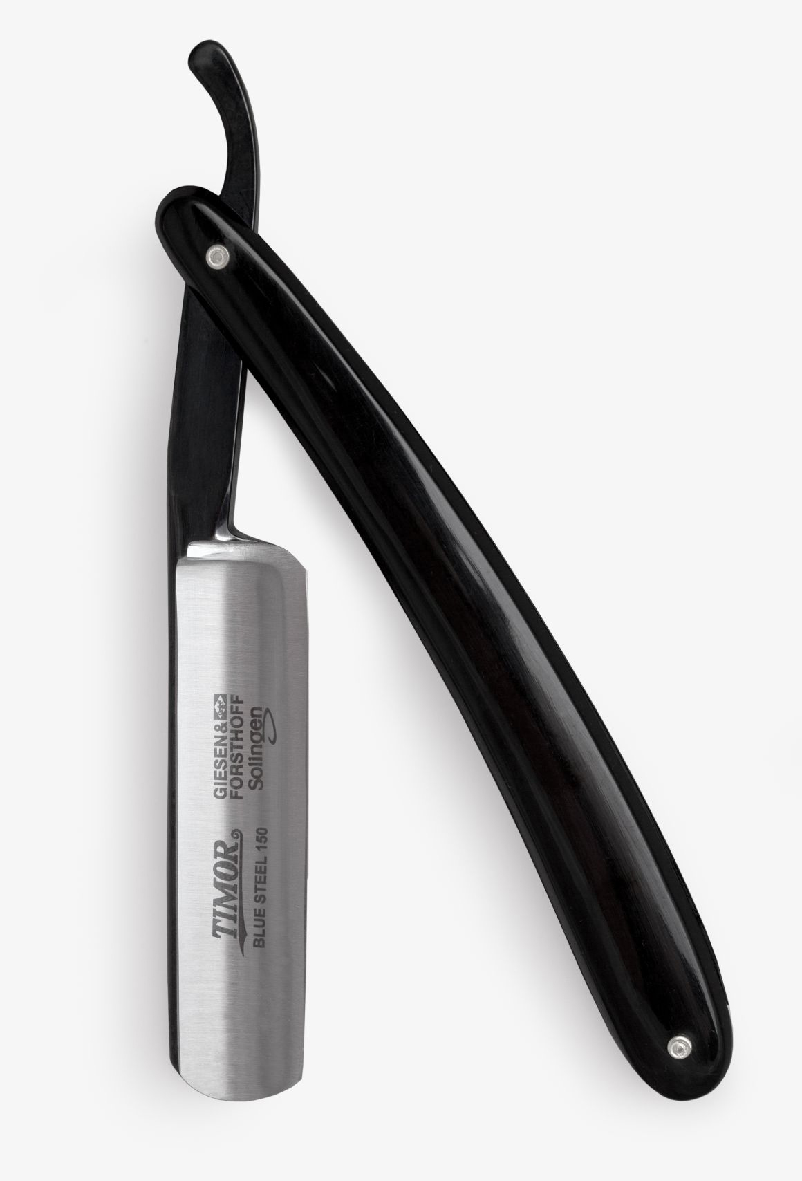 Rasiermesser Carbon 5/8 " von G & F fein geschlifen- Schalen schwarzbei bei ISS