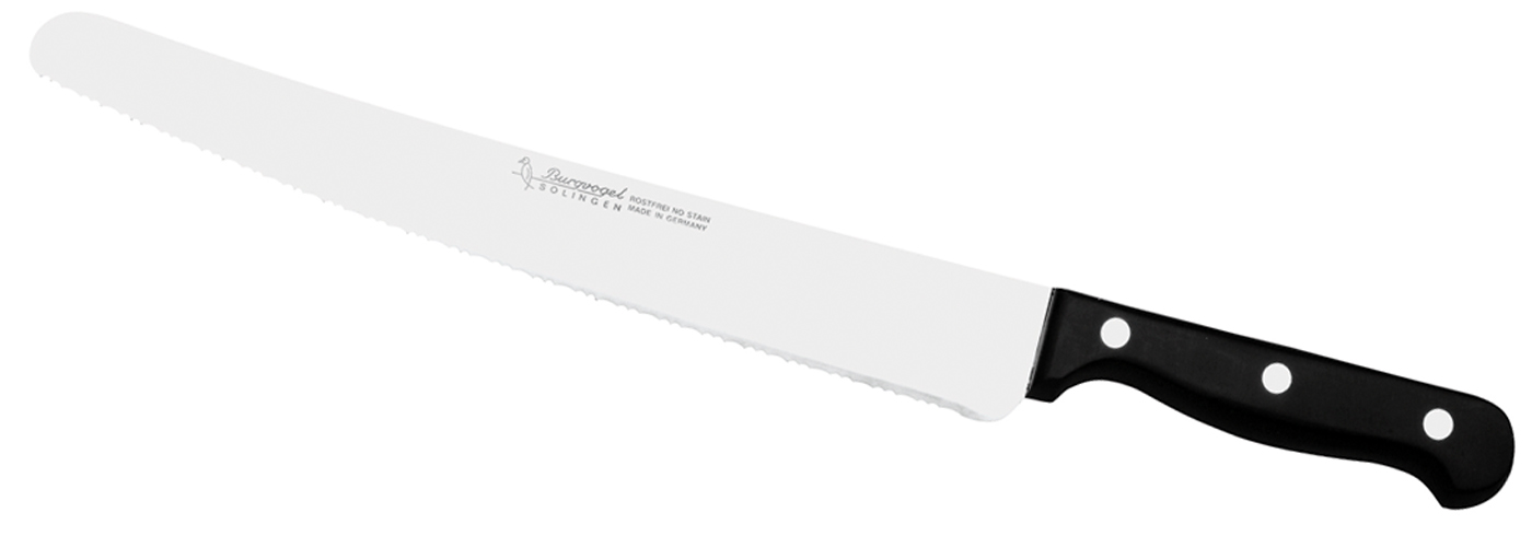 Burgvogel Brotmesser mit Welle -  26 cm  Messer Serie  4000  Quality Made in SG bei ISS