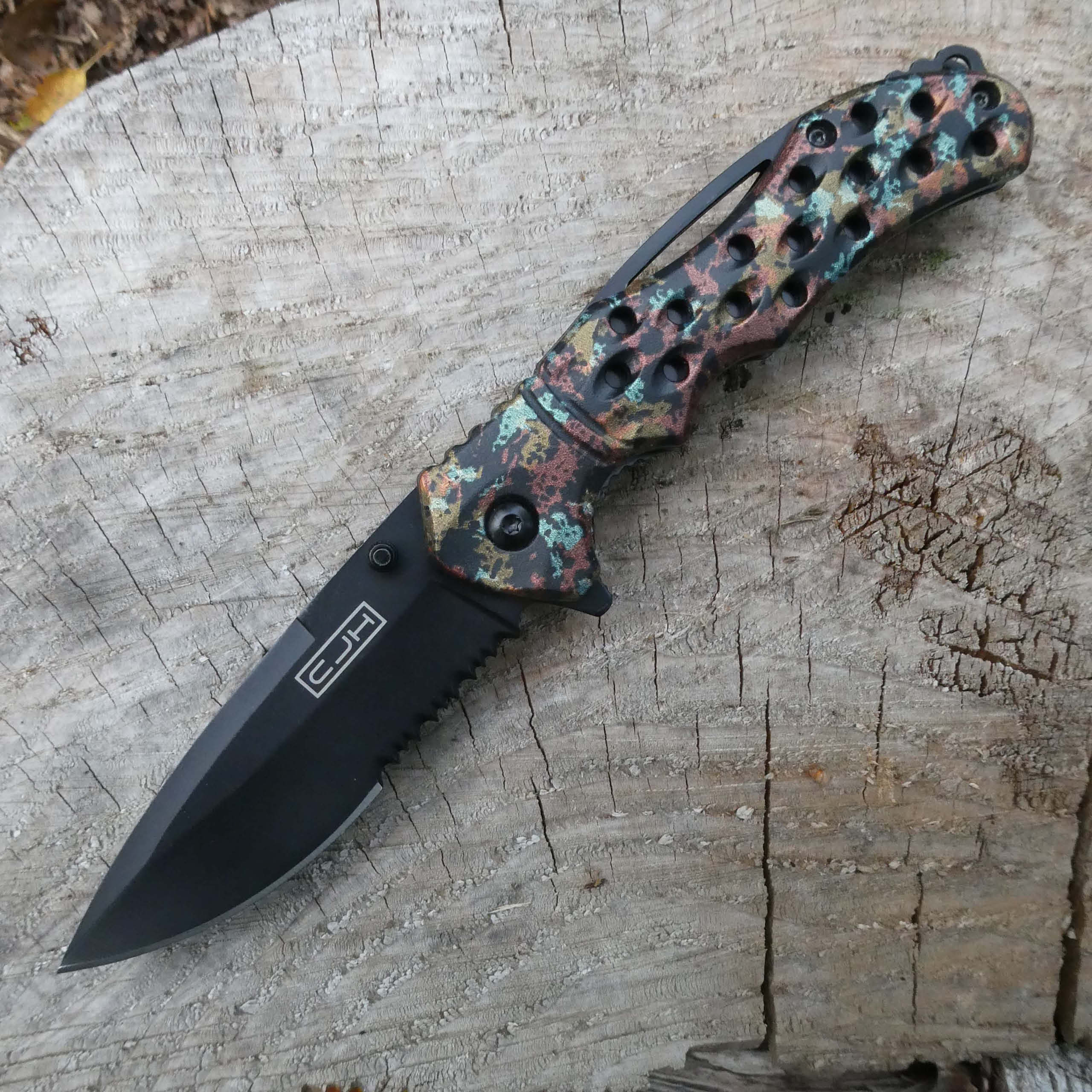 Einhandmesser metallic  rostfreiem AISI 420 Stahl  von Herbertz bei ISS