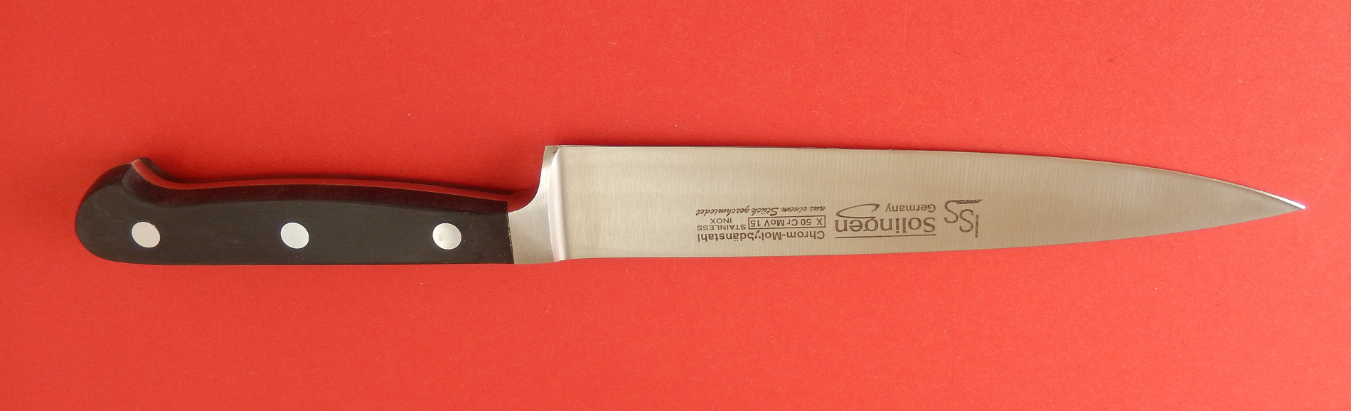 Schinkenmesse 18 cm geschmiedet Messer made in Solingen
