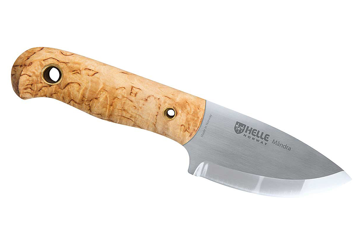 Jagd-/Outdoormesser MANDRA 6,9 cm  von Helle Dreilagenstahl, bei ISS bestellen