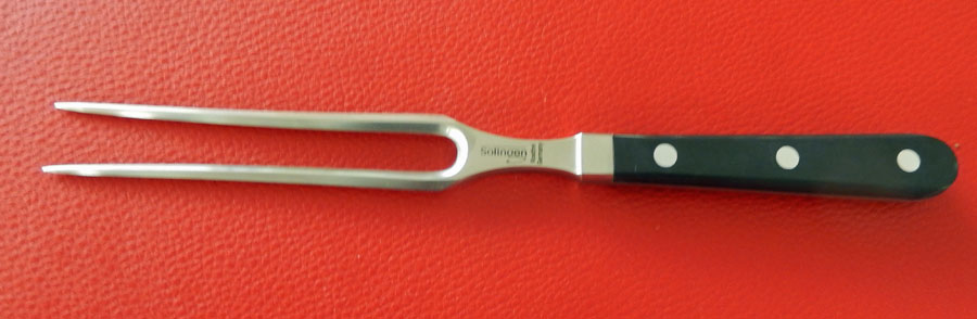 Fleischgabel -15 cm. geschmiedet made in Solingen