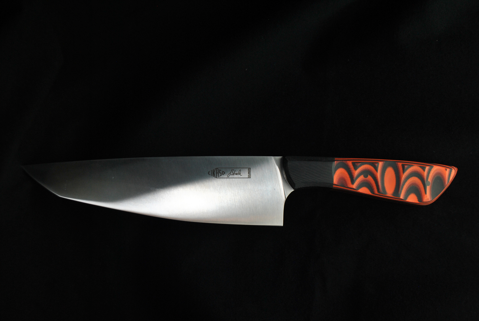 Beluga T200 Kochmesser 20 cm Griff aus  G10/ Gummi und Mikarta Scheidler  Quality Made in Solingen