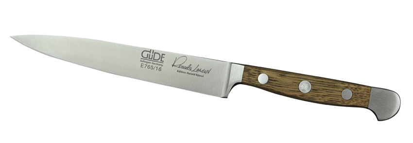 Güde Zubereitungsmesser 16cm  Kochmesser Serie Güde Alpha Faßeiche geschmiedete Messer