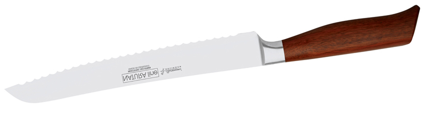 Brotmesser 23 cm  Serie Natura Line von Burgvoge  Quality Made in SG