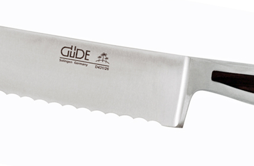 Brotmesser Delta Klinge 26 cm - Serie Delta von Güde Quality Made in SG