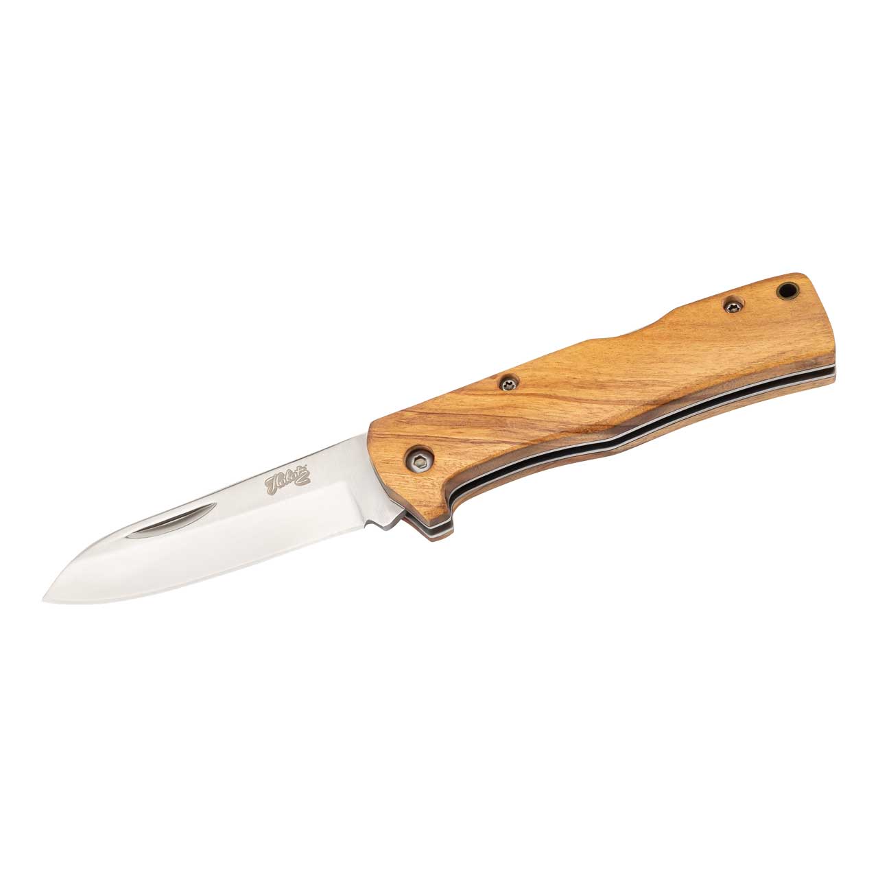 Herbertz Selektion Taschenmesser Olivenholz rostfreiem AISI 440 Stah bei ISS bestellen