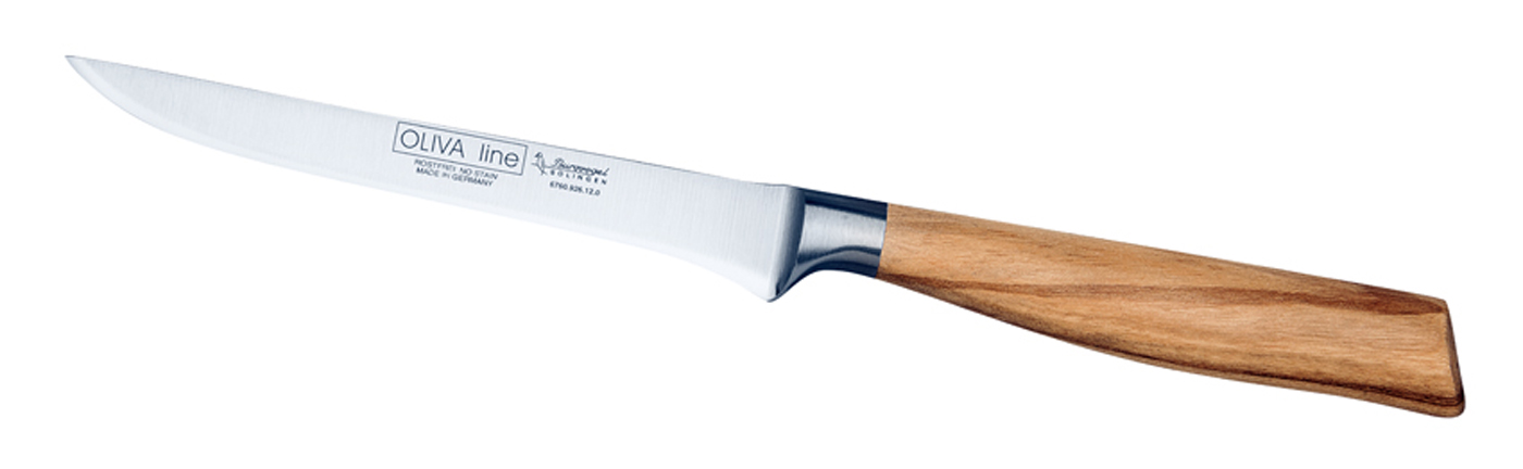 Steakmesser   12 cm Serie Oliva Line von Burgvogel Quality Made in SG