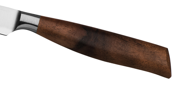 Gemüsemesser 10 cm  Serie Juglans Line Walnussholz von Burgv/ Quality Made in SG