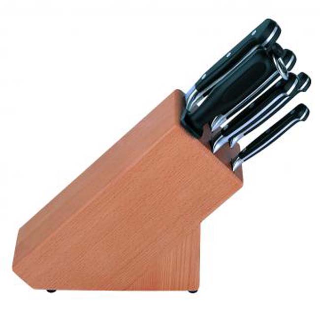 Messerblock 6 tlg.Serie  Comfort Line von Burgvogel Quality Made in SG bei ISS bestellen