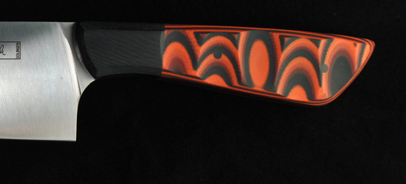 Beluga T200 Kochmesser 20 cm Griff aus  G10/ Gummi und Mikarta Scheidler  Quality Made in Solingen