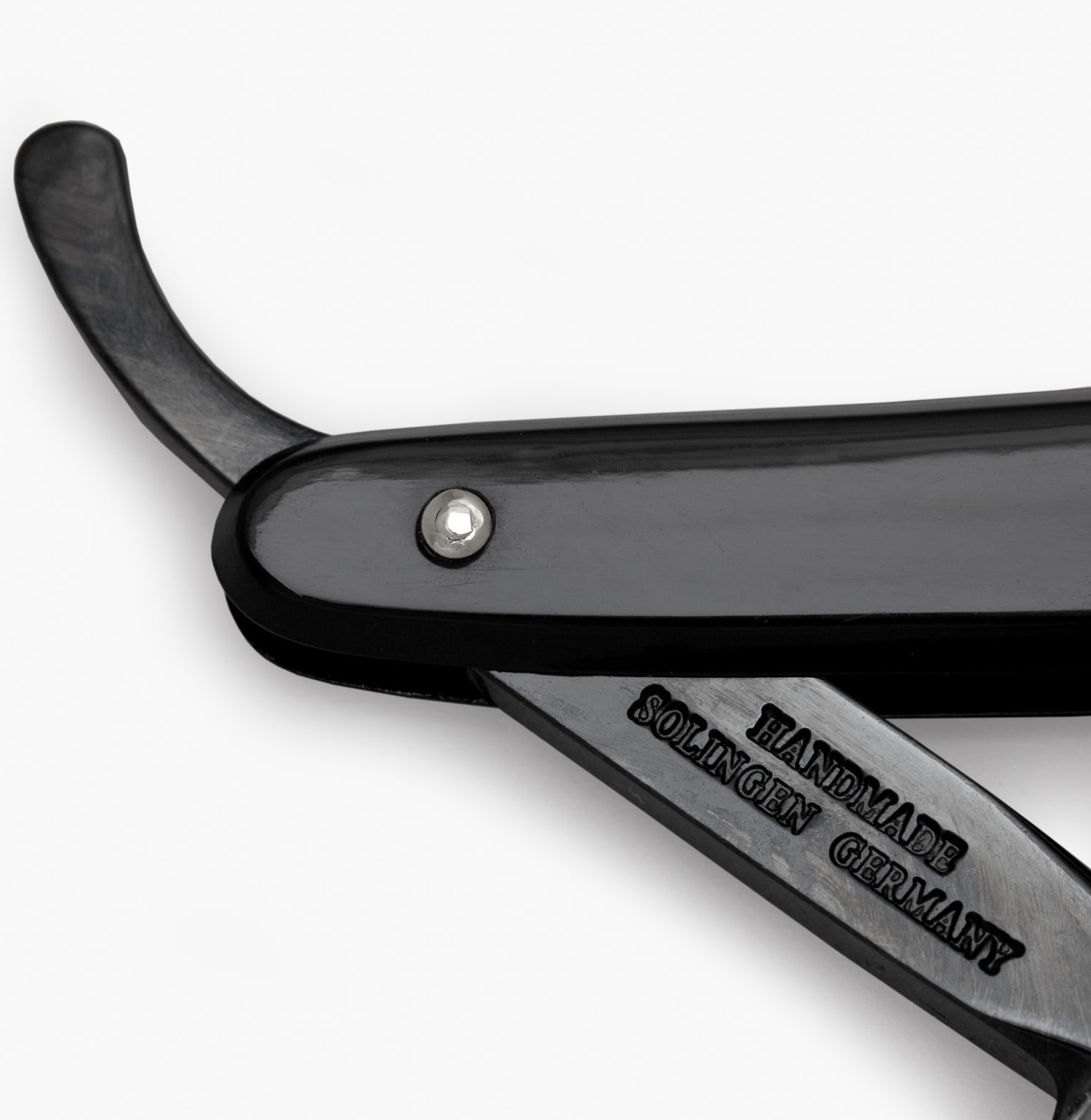 Rasiermesser Carbon 5/8 " von G & F fein geschlifen- Schalen schwarzbei