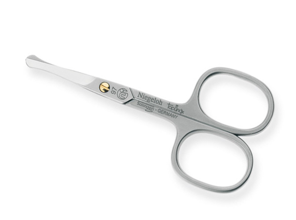 Nasenhaarschere Modern topinox rostfrei 90 mm /Niegeloh / Quality Made in SG