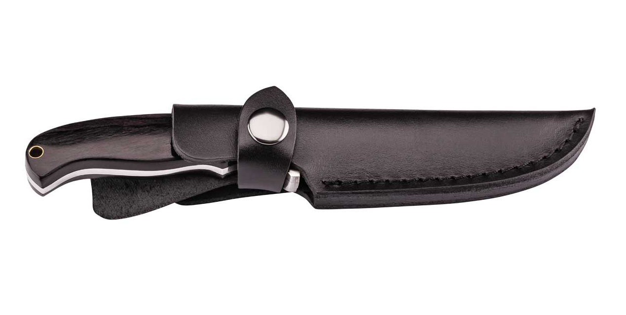 Herbertz Selektion Jagdmess Gürtelmesser bietet eine 69 -lagige Damaszenerklinge Klingenlänge 9 cm