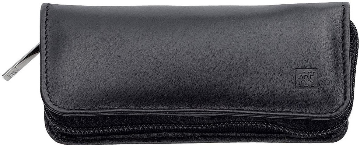 Reißverschluss-Etui, Nappaleder, schwarz, 5-tlg. von Zwilling