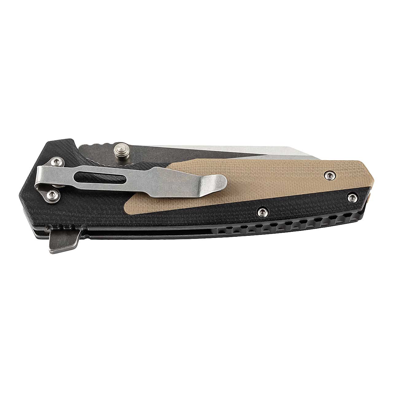 Einhandmesser Taschenmes 591012 von Herbertz Klinge aus rostfreiem AISI 440 Stahl