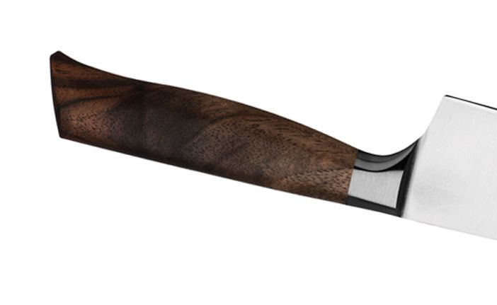 Burgvogel   Kochmesser 20 cm  Serie Juglans Line Walnussholz / Quality Made in SG bei ISS