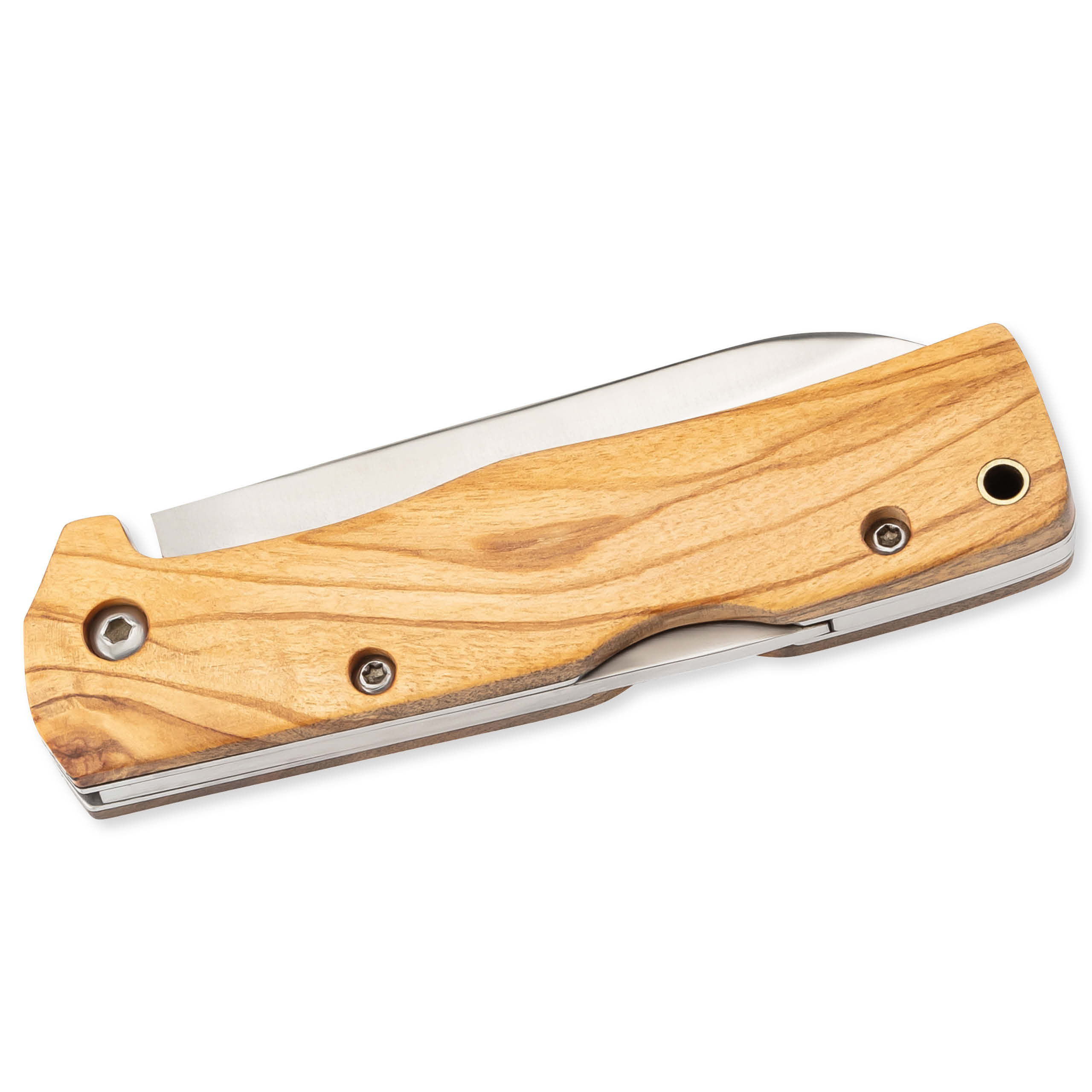 Herbertz Selektion Taschenmesser Olivenholz rostfreiem AISI 440 Stah bei ISS bestellen
