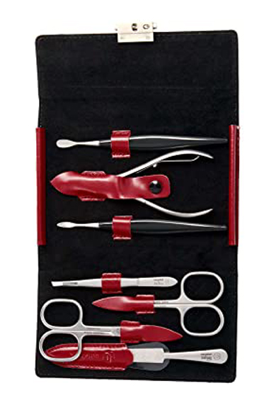 Maniküre Etui  Serie Diabolo L 7 tlg-r 85970 rot Niegeloh aus SG