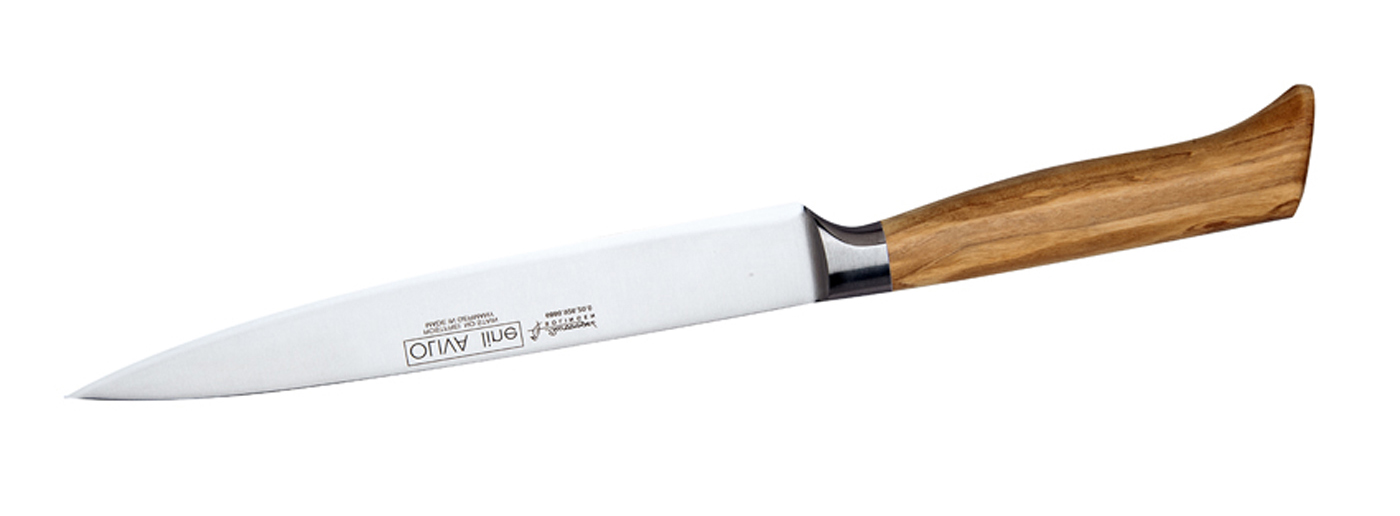 Burgvogel Schinkenmesser 20 cm Serie Oliva Line / Quality Made in Solingen Burgvogel Schinkenmesser 20 cm Serie Oliva Line / Quality Made in Solingen