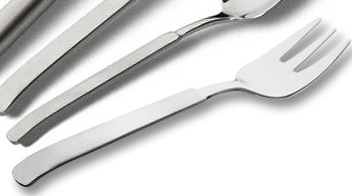 Paul Wirths Besteck-Serie NORDI  Kuchengabel, 6 Stück im Etui 5200 mattiert