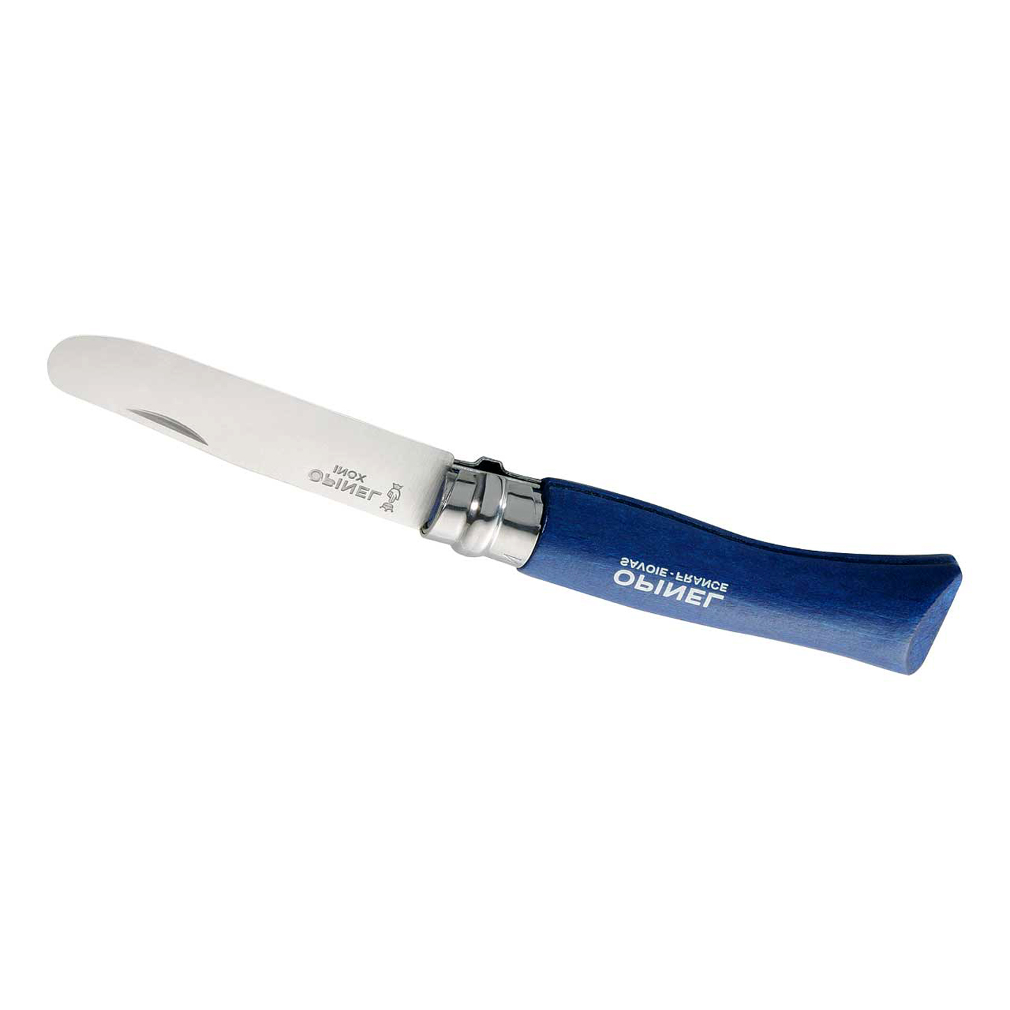 Opinel  Kindermesser, rostfrei, Buchenholz blau