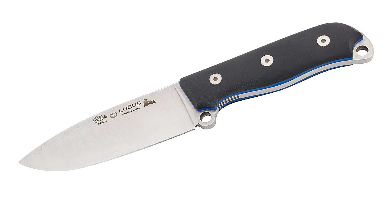 Jagd-/Outdoormesser LUCUS G10 Nieto Klingenlänge 11,7 cm Klinge aus rostfreiem 1.4116 bei ISS