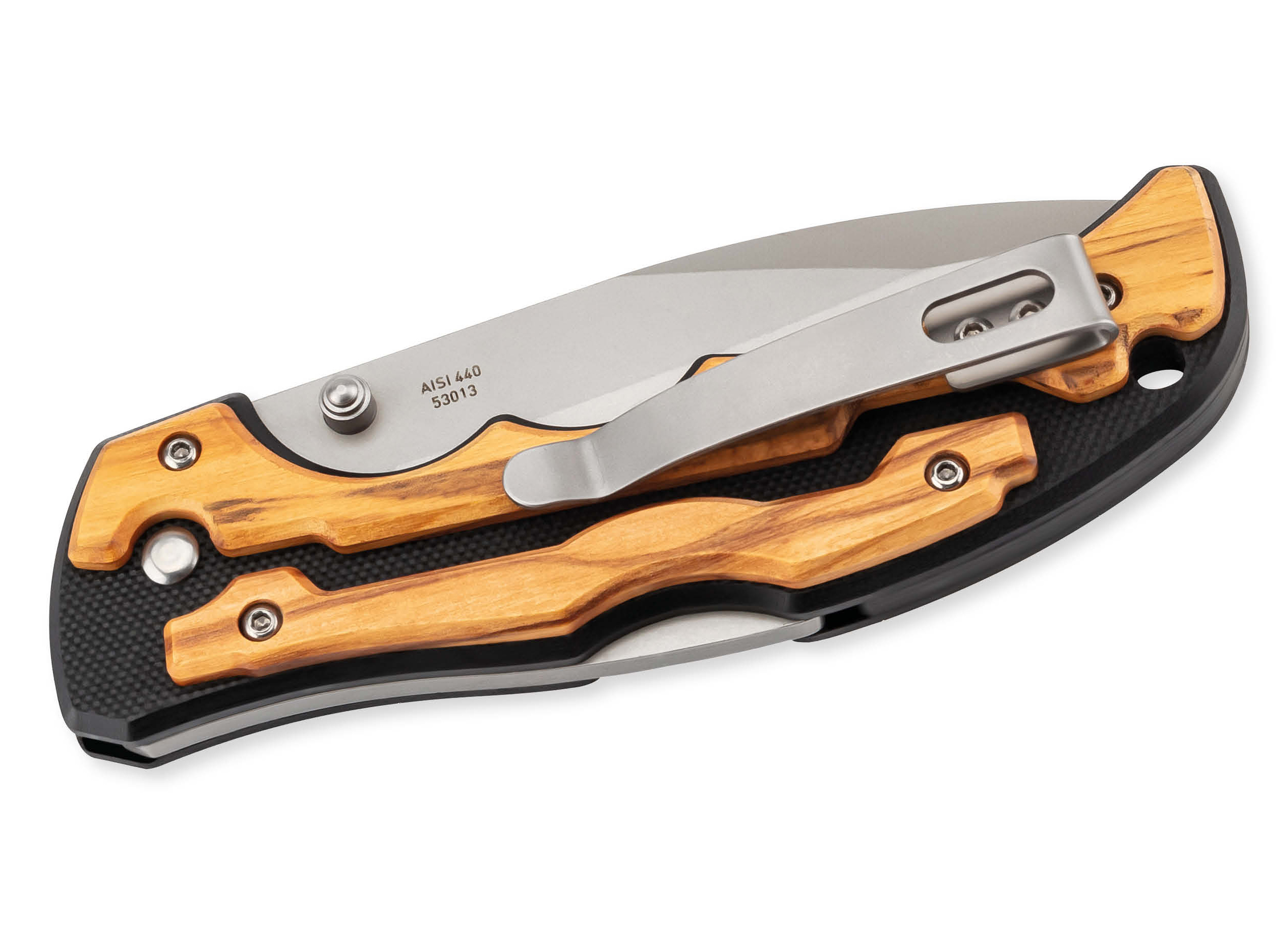 Einhandmesser G10 und Olivenholz  Selektion von Herbertz bei ISS bestellen