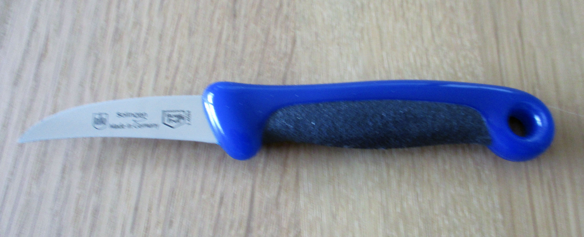 Rör Schälmesser Gemüsemesser  Blau "Bicolor"  - rostfrei  aus Solingen