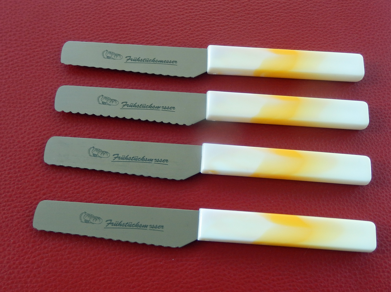 Brötchenmesser Frühstücksmesser Gelb   /Quality Made in SG von ISS