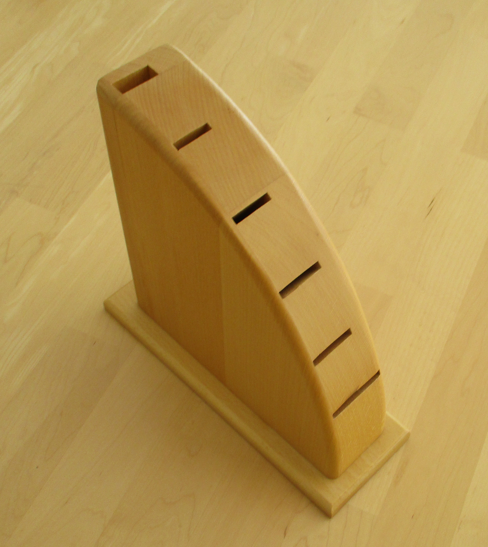 Messerblock 6 tlg - Leer Buchenholz-  