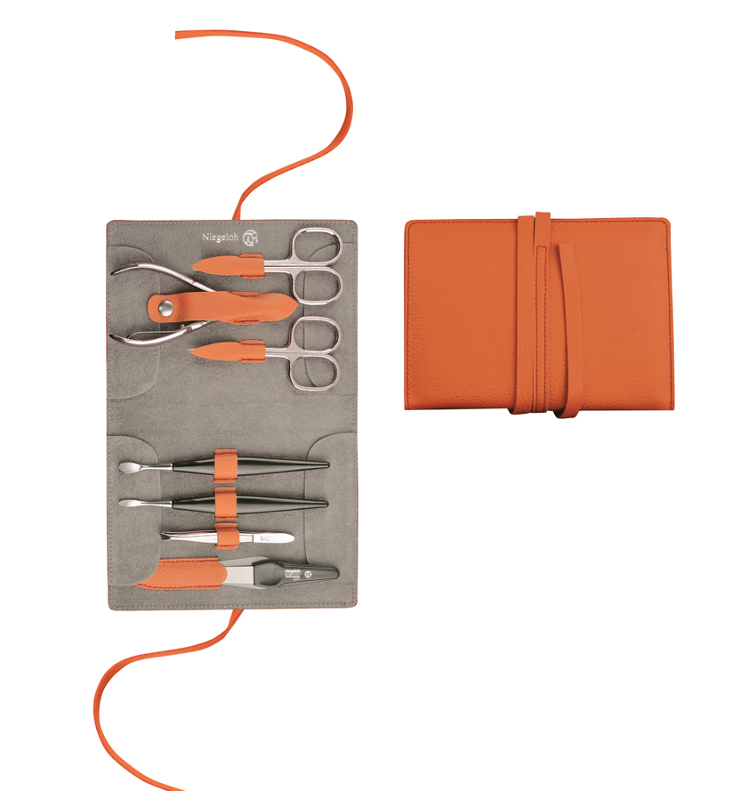 Niegeloh  Maniküre Etui Serie Decora XL 7tlg- 81140 cox orange  bei ISS